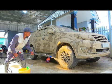 Видео: Восстановите каждую грязную деталь автомобиля Fortuner