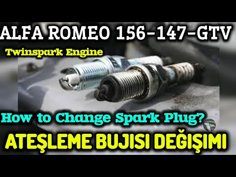Видео: ALFA ROMEO TWINSPARK 156/147/GTV ЗАМЕНА СВЕЧИ ЗАЖИГАНИЯ