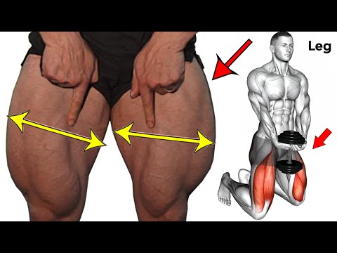 Видео: Как быстро накачать ноги 💪 6 лучших упражнений для ног💪