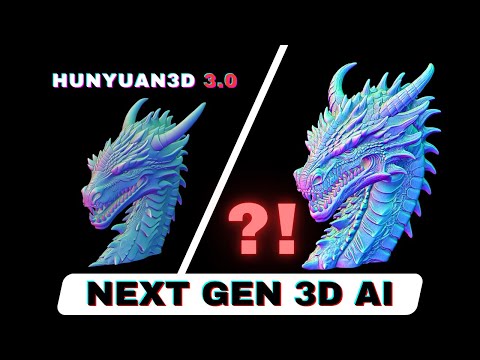 Видео: Следующее поколение 3D ИИ — Hitem3D 1.5 меняет всё!