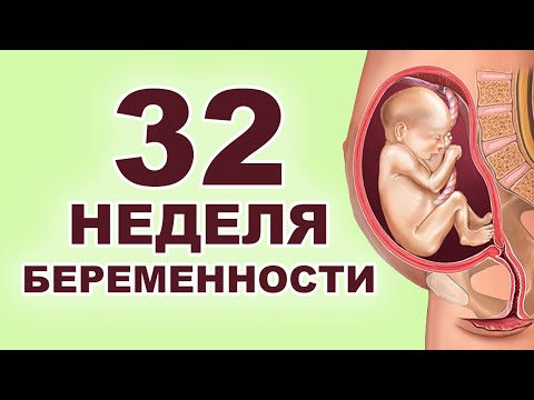 Видео: Что происходит с ребенком и мамой на 32 неделе беременности? 7 месяц беременности. Третий триместр.