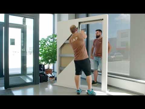 Видео: Монтаж на плъзгаща врата JAP