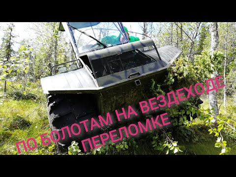 Видео: По болотам на вездеходе переломке
