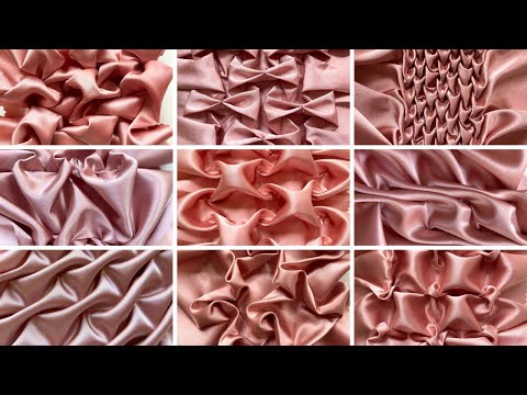 Видео: 9 вариантов дизайна сборок | Канадские узоры сборок | Работа с тканью | Художественная студия Дид...