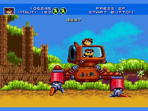 Видео: прохождение Gunstar Heroes (SMD)