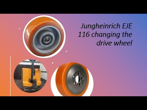 Видео: Jungheinrich EJE 116 замена ведущего колеса