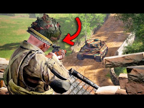 Видео: Использование РЕАЛЬНОЙ снайперской тактики для захвата крепости в Hell Let Loose