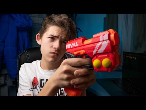 Видео: ОБЗОР Nerf rival knockout // Дизмон