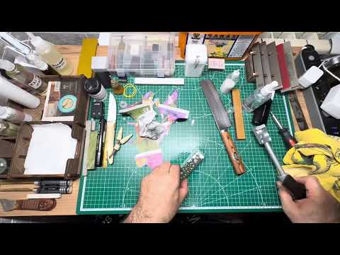 Видео: Тест японского камня  Кинг 8000 на углеродке. Часть - 3. 