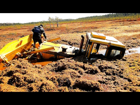 Видео: Это ЖЕСТЬ! ТРАКТОРЫ БУЛЬДОЗЕРЫ ПО БЕЗДОРОЖЬЮ! ✅Уникальная подборка Гусеничные Тракторы Грязь