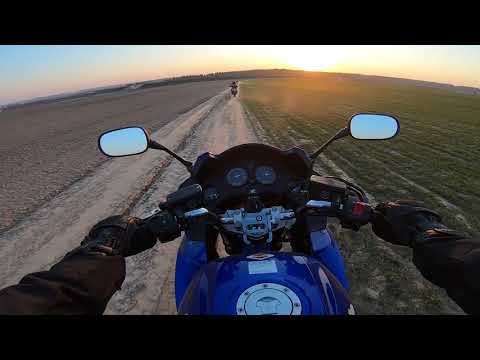 Видео: Оффроуд на Honda CBF 1000 и падение катума