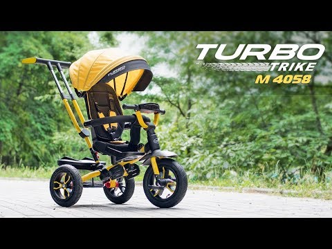Видео: ТРЕХКОЛЕСНЫЙ ВЕЛОСИПЕД М 4058 от TM TURBOTRIKE