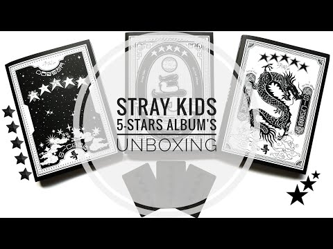 Видео: 🖤⭐ STRAY KIDS 5-STARS albums unboxing | Распаковка альбомов Стрей Кидс 5-stars