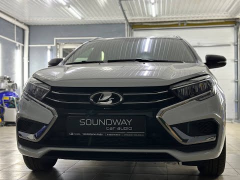 Видео: Lada Vesta SW NG 2024 установка динамиков в штатные места и установка контурной подсветки