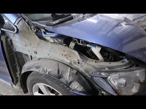 Видео: honda civic - неожиданные проблемы при сварке порога