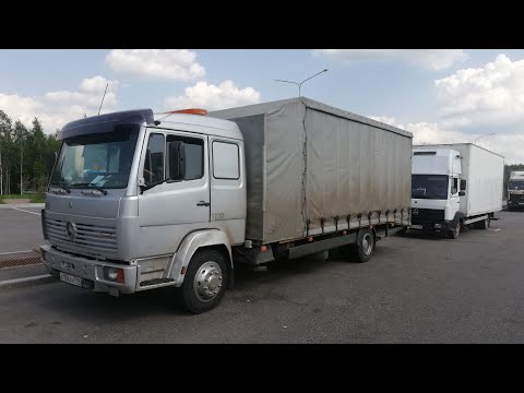 Видео: Mercedes 814-1320 ищем причину вибрации | Замена рулевых наконечников | Пятитонник автовоз