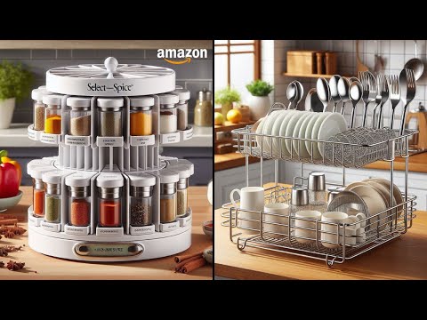 Видео: 25 товаров для организации и хранения на кухне на Amazon, которые стоит купить в этом месяце! (С ...