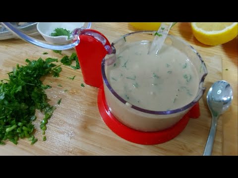 Видео: Соус Тахини,Тхина из кунжутной пасты!!!
