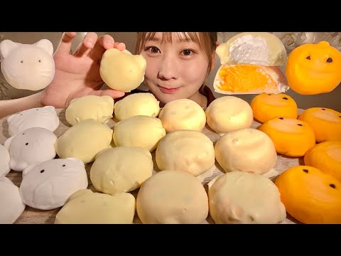 Видео: ASMR Хрустящий Маршмеллоу в Белом Шоколаде 【русские субтитры】【Mukbang/ Eating Sounds】