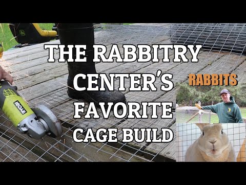 Видео: КАК ПОСТРОИТЬ КЛЕТКУ ДЛЯ КРОЛИКОВ