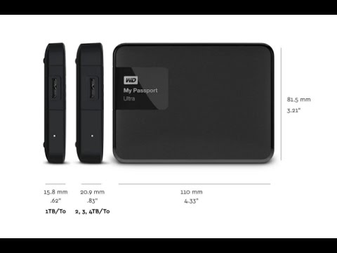 Видео: Тест и обзор портативного жесткого диска WD My Passport ULTRA 1 TB