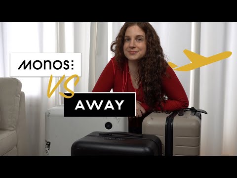 Видео: Обзор и сравнение регистрируемого багажа Away и Monos | Лучшие бренды чемоданов на рынке