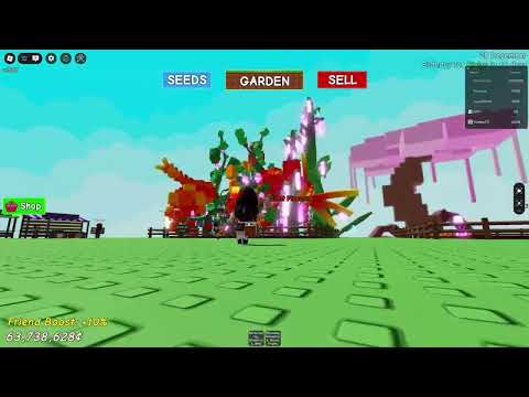 Видео: Играем с подругой в GROW A GARDEN 🤩