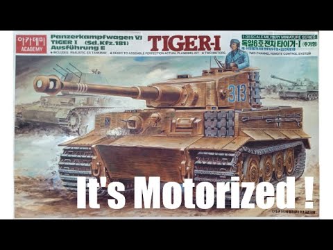 Видео: Обзор 1/35 Academy Motorized Tiger-I Late