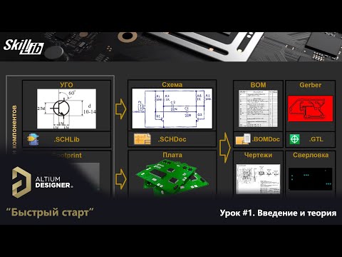 Видео: Altium Designer “Быстрый старт” - Урок 1. Введение и теория