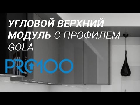 Видео: УГЛОВОЙ верхний модуль с GOLA (ПРО100 6)