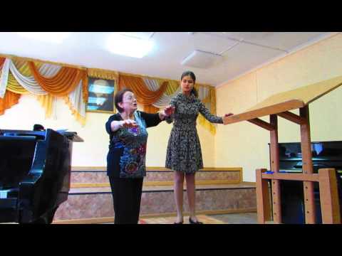 Видео: Масте класс-открытый урок ведет Ходош Э.Я. дирижирует студент 2 курса Сытник Н. Часть 1.