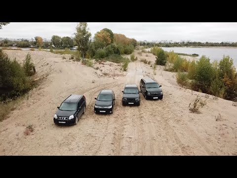 Видео: Chevrolet Suburban и Nissan X-trail, Mitsubishi Outlander и Range Rover Sport! КОМУ ПОКОРЯТСЯ ПЕСКИ?