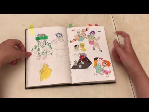 Видео: ✨ОБЗОР СКЕТЧБУКА✨