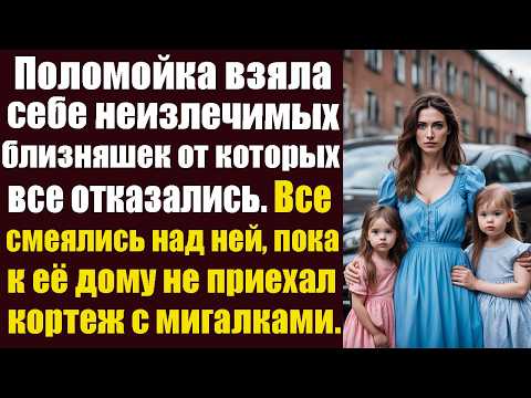 Видео: Поломойка взяла себе неизлечимых близняшек от которых все отказывались. Все смеялись над ней...