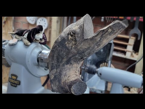 Видео: SPALTED Dolphin - проект по токарной обработке дерева