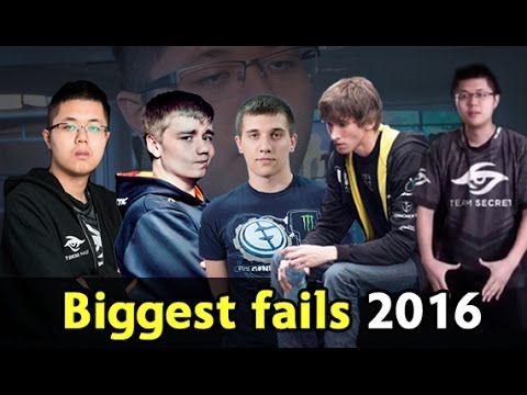 Видео: Топ фейлы 2016 — Дота 2