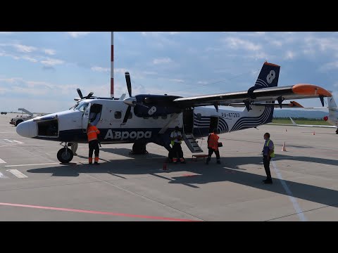 Видео: Viking Air DHC-6 Twin Otter а/к Аврора | Рейс Дальнегорск - Владивосток