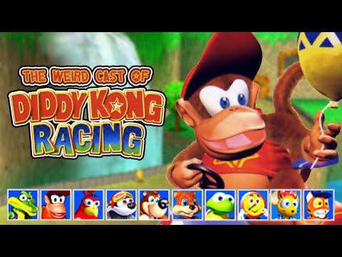 Видео: Странный состав гонок Diddy Kong