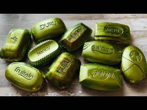 Видео: ASMR SOAP| Cutting colored soaр | Soap Carving| Резка крашенного мыла