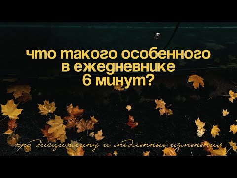 Видео: Чем мне понравился ежедневник «6 минут»