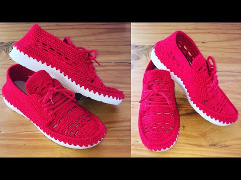 Видео: ажурные тапочки пошагово очень удобные