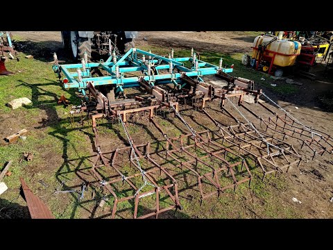 Видео: Бороны вместо катков на культиватор