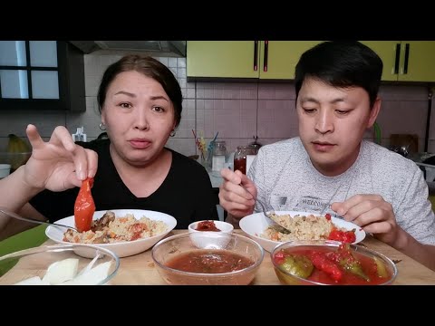 Видео: МУКБАНГ. Приготовила РИСОВУЮ КАШУ С МЯСОМ. Шиндр Мындр .