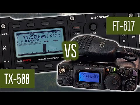 Видео: Discovery TX-500 и Yaesu FT-817 сравнение работы в полях.