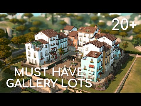 Видео: Подборка построек из галереи | Sims 4