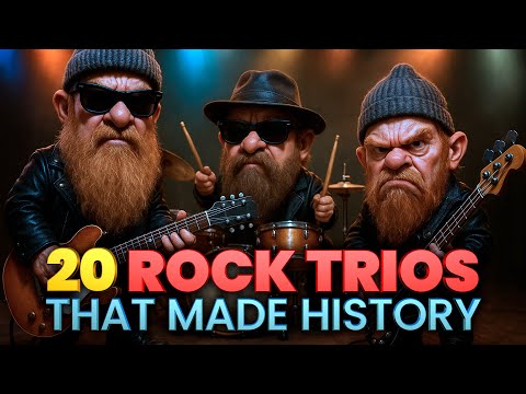 Видео: 20 рок-трио, которые вошли в историю | #rocktrios #rockbands