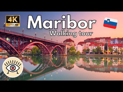 Видео: Марибор пешком [4K] HDR, 👣 Полная экскурсия по второму городу Словении с субтитрами.