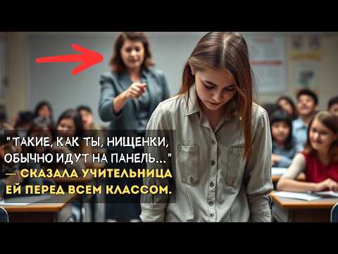 Видео: "Такие нищенки, как ты, обычно ИДУТ НА ПАНЕЛЬ" - Сказала ей учительница перед всем классом...
