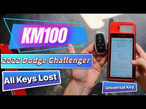 Видео: Как программировать ключи Dodge с помощью Autel KM100. Создание универсального ключа: Dodge Chall...