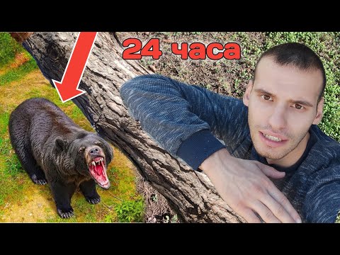 Видео: ОЦЕЛЯВАМ 24 ЧАСА В ГОРАТА